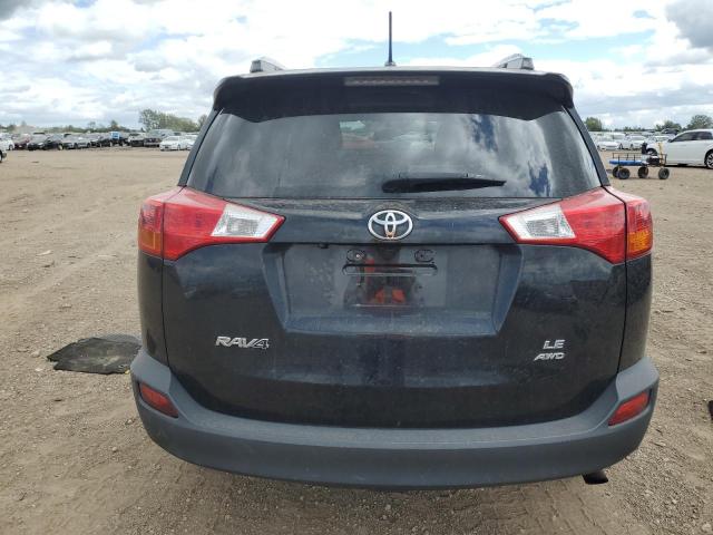2T3BFREV1DW082502 - 2013 TOYOTA RAV4 LE BLACK photo 6