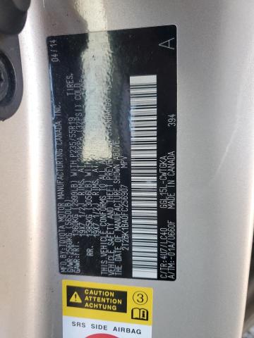 2T2BK1BA0FC256907 - 2015 LEXUS RX 350 BASE ბეჟი ფოტო 13