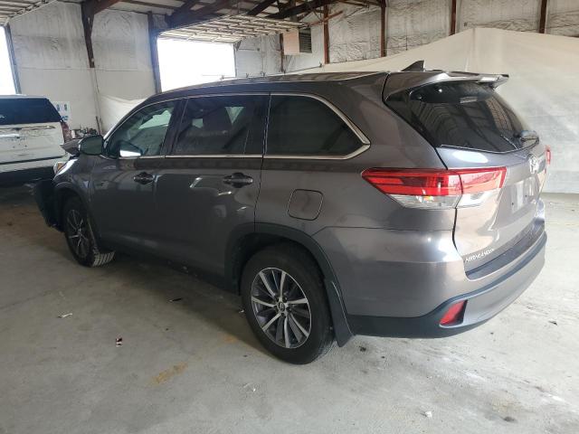 5TDJZRFH7KS712324 - 2019 TOYOTA HIGHLANDER SE GRAY photo 2
