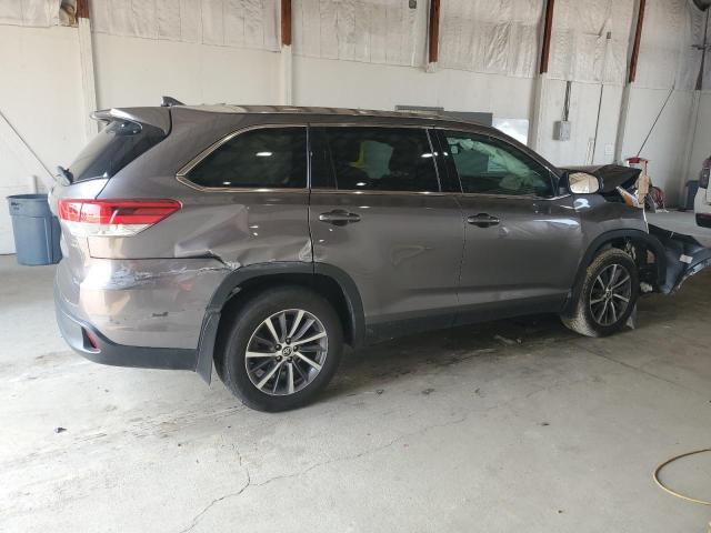 5TDJZRFH7KS712324 - 2019 TOYOTA HIGHLANDER SE GRAY photo 3