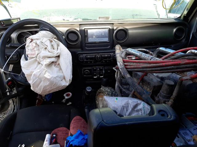 1C4HJXDG1KW546032 - 2019 JEEP WRANGLER U SPORT ვერცხლისფერი ფოტო 8