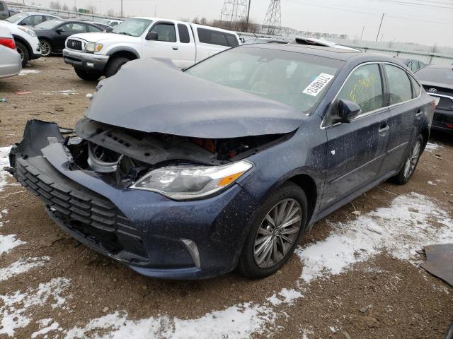 4T1BD1EB4JU060074 - 2018 TOYOTA AVALON HYBRID BLUE photo 1