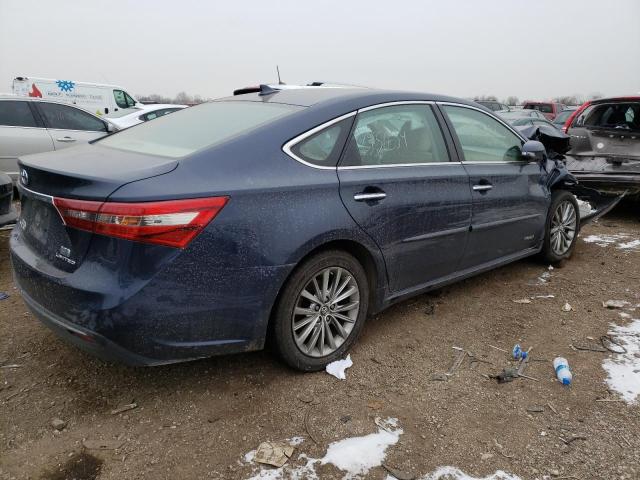 4T1BD1EB4JU060074 - 2018 TOYOTA AVALON HYBRID BLUE photo 3