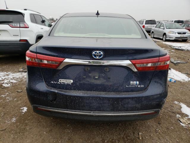 4T1BD1EB4JU060074 - 2018 TOYOTA AVALON HYBRID BLUE photo 6