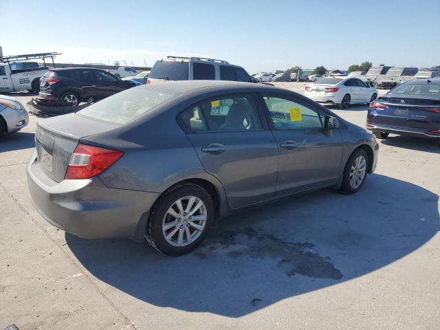 2HGFB2F83CH318533 - 2012 HONDA CIVIC EX GRAY photo 3