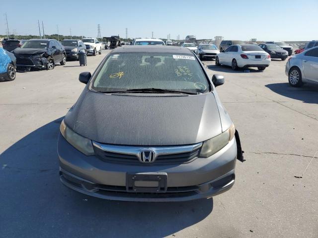 2HGFB2F83CH318533 - 2012 HONDA CIVIC EX GRAY photo 5