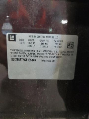 1G1ZE5ST5GF185143 - 2016 CHEVROLET MALIBU LT BROWN photo 12