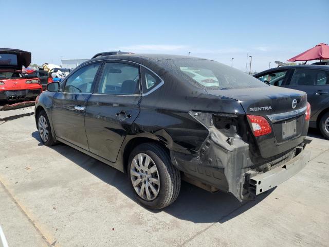 3N1AB7AP9FY371064 - 2015 NISSAN SENTRA S BLACK photo 2