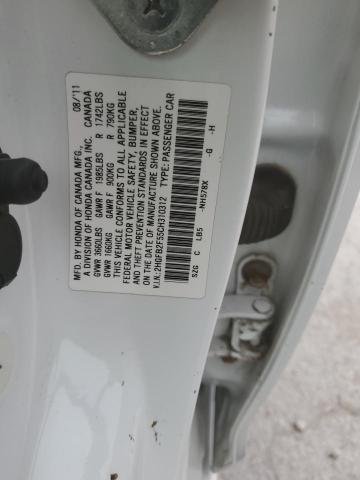 2HGFB2F55CH310312 - 2012 HONDA CIVIC LX 白色 照片 13