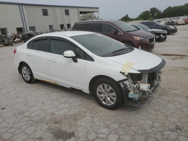 2HGFB2F55CH310312 - 2012 HONDA CIVIC LX 白色 照片 4