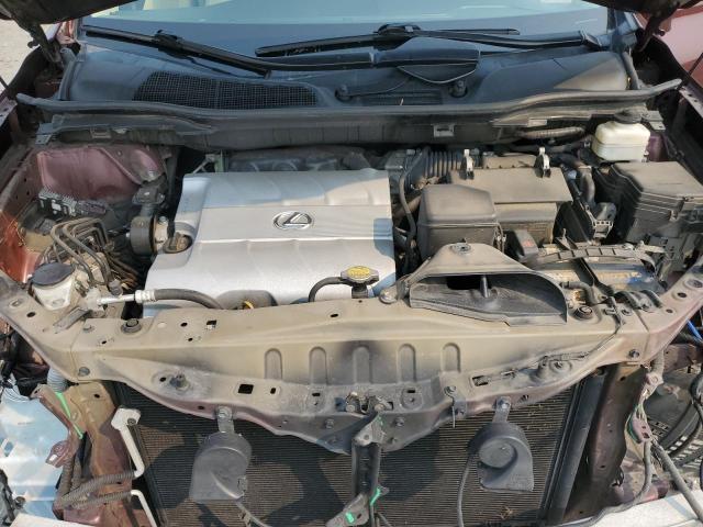 2T2BK1BA3FC296558 - 2015 LEXUS RX 350 BASE MAROON photo 12