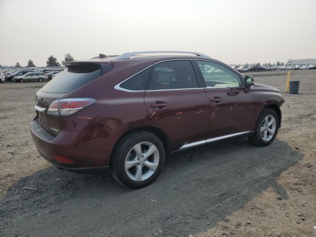 2T2BK1BA3FC296558 - 2015 LEXUS RX 350 BASE MAROON photo 3