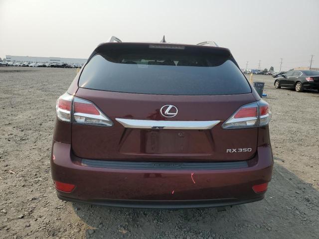 2T2BK1BA3FC296558 - 2015 LEXUS RX 350 BASE MAROON photo 6