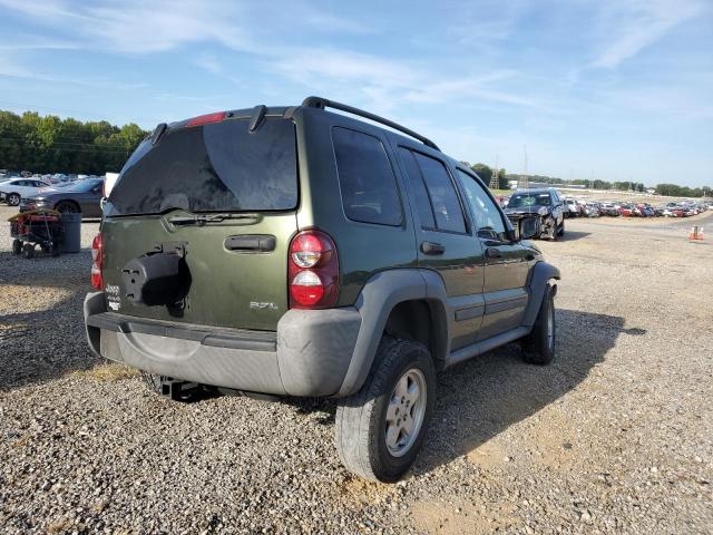 1J4GL48K97W716559 - 2007 JEEP LIBERTY SPORT 绿色 照片 3