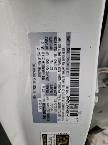 JM3TB38V580148446 - 2008 MAZDA CX-9 WHITE photo 13