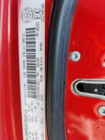 1D7RV1GT3AS132311 - 2010 DODGE RAM 1500 RED photo 12