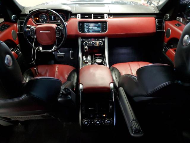 SALWV2TF3FA625737 - 2015 LAND ROVER RANGE ROVE AUTOBIOGRAPHY BLACK photo 8