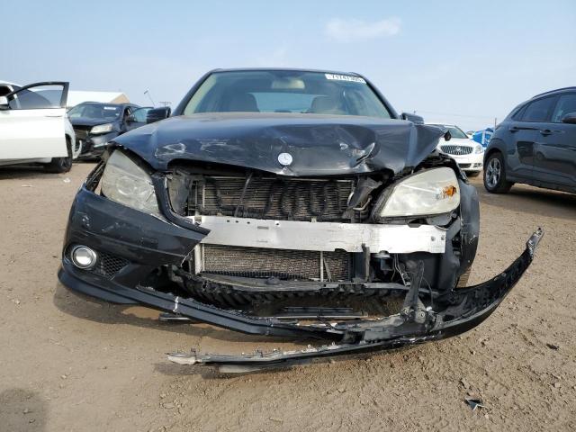 WDDGF8BB8AR099888 - 2010 MERCEDES-BENZ C 300 4MATIC BLACK photo 5