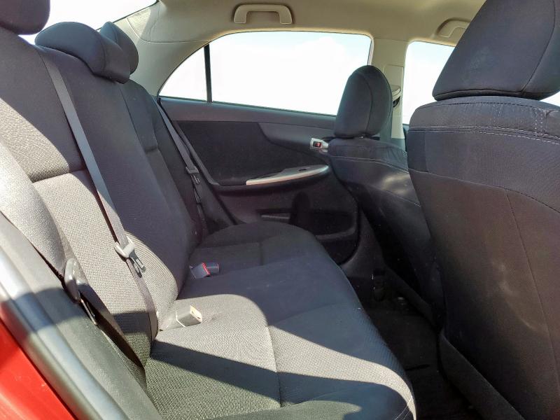 5YFBU4EE6CP006761 - 2012 TOYOTA COROLLA BASE Бордовый фото 10