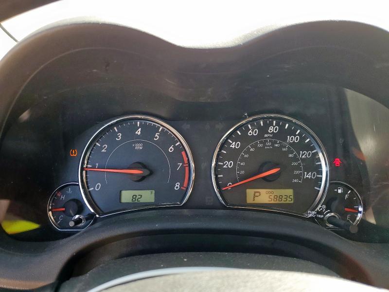 5YFBU4EE6CP006761 - 2012 TOYOTA COROLLA BASE Бордовый фото 9