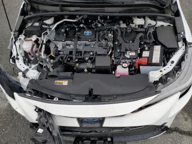 JTDBDMHE7RJ004459 - 2024 TOYOTA COROLLA LE WHITE photo 11