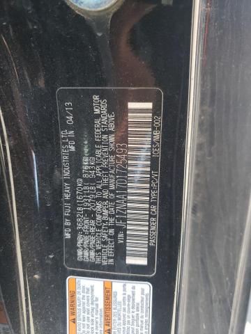 JF1ZNAA17D1725493 - 2013 TOYOTA SCION FR-S 黑色 照片 12