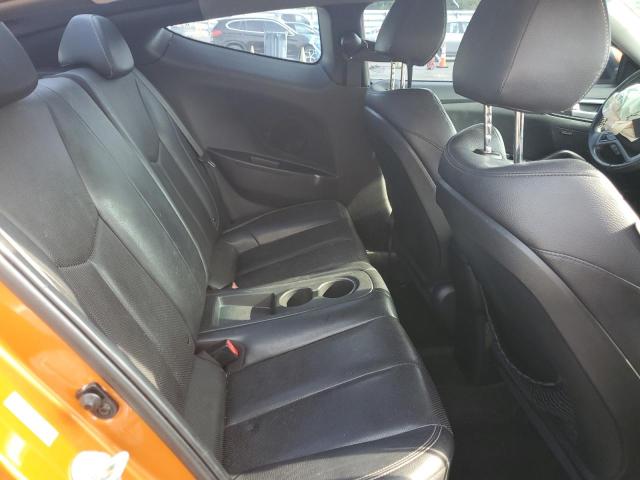 KMHTC6AE2DU133709 - 2013 HYUNDAI VELOSTER TURBO 橙色 照片 10