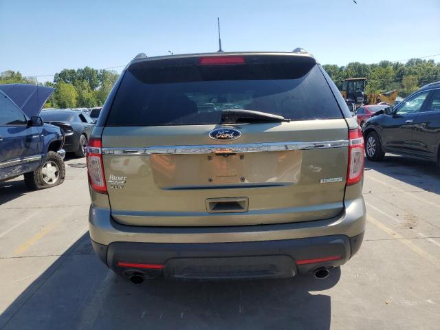 1FM5K7D96DGA37158 - 2013 FORD EXPLORER XLT მწვანე ფოტო 6