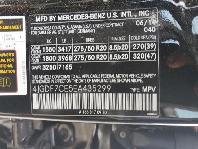 4JGDF7CE5EA435299 - 2014 MERCEDES-BENZ GL 450 4MATIC BLACK photo 13