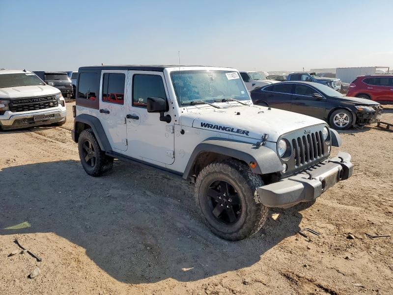 1C4BJWDG1GL114940 - 2016 JEEP WRANGLER U SPORT أبيض صورة 4