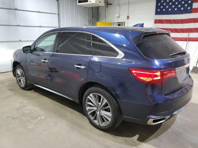 5FRYD4H73HB034297 - 2017 ACURA MDX TECHNOLOGY Blau Foto 2