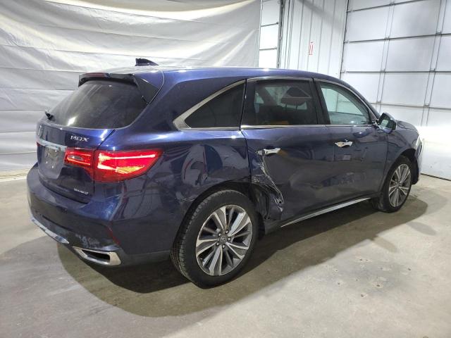 5FRYD4H73HB034297 - 2017 ACURA MDX TECHNOLOGY Blau Foto 3