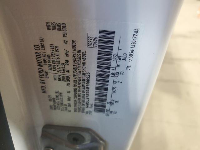 NM0LS7E29M1500925 - 2021 FORD TRANSIT CONNECT XL 白色 照片 12