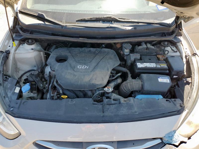 KMHCT4AE8GU060595 - 2016 HYUNDAI ACCENT SE კრემისფერი ფოტო 11