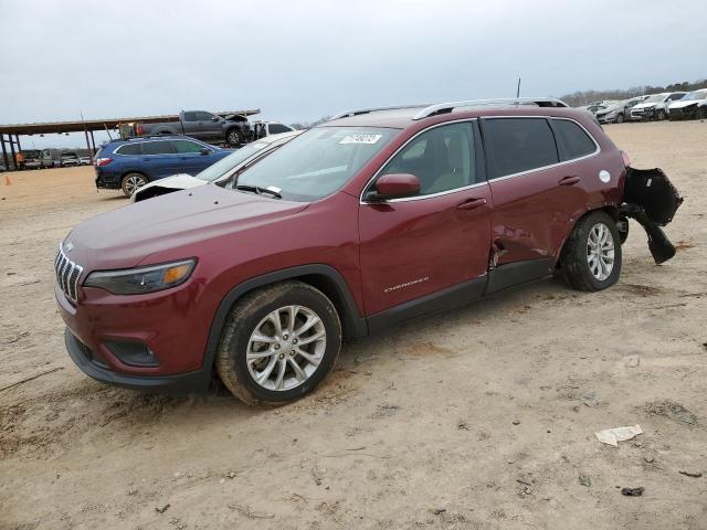 1C4PJLCBXKD416658 - 2019 JEEP CHEROKEE LATITUDE BURGUNDY photo 1