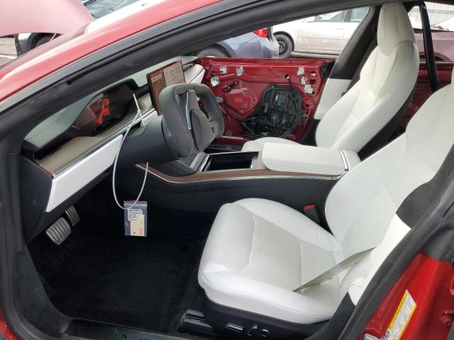 5YJSA1E53NF474663 - 2022 TESLA MODEL S Կարմիր լուսանկար 7