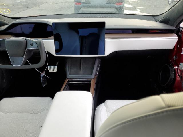 5YJSA1E53NF474663 - 2022 TESLA MODEL S Կարմիր լուսանկար 8