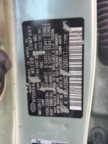 KM8JU3AC7CU326017 - 2012 HYUNDAI TUCSON GLS Yeşil fotoğraf 13