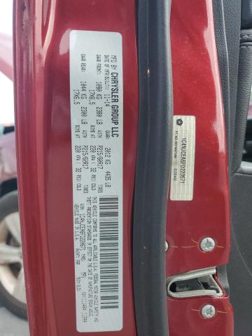 1C4NJCEA6FD220671 - 2015 JEEP COMPASS LATITUDE RED photo 13