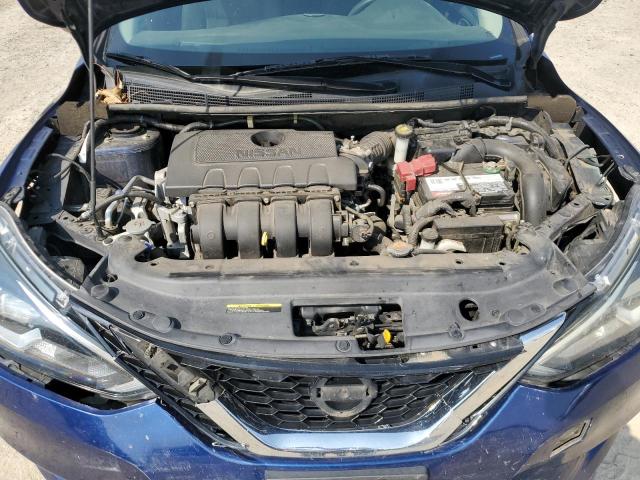 3N1AB7AP3KY308567 - 2019 NISSAN SENTRA S BLUE photo 11