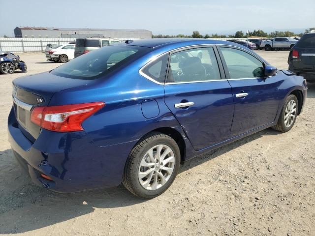 3N1AB7AP3KY308567 - 2019 NISSAN SENTRA S BLUE photo 3