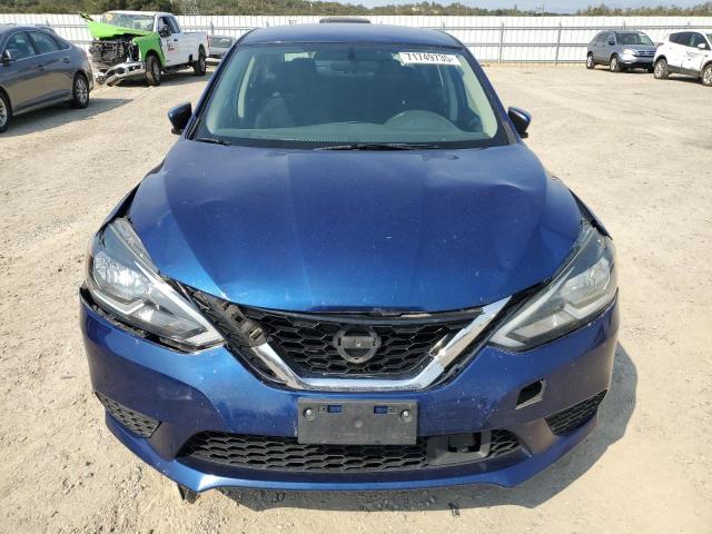 3N1AB7AP3KY308567 - 2019 NISSAN SENTRA S BLUE photo 5