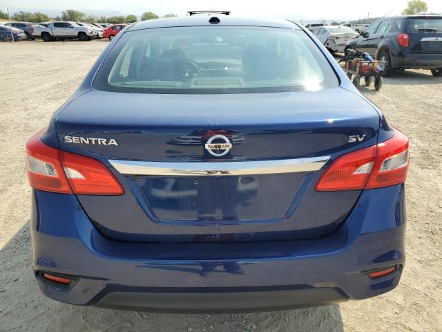 3N1AB7AP3KY308567 - 2019 NISSAN SENTRA S BLUE photo 6