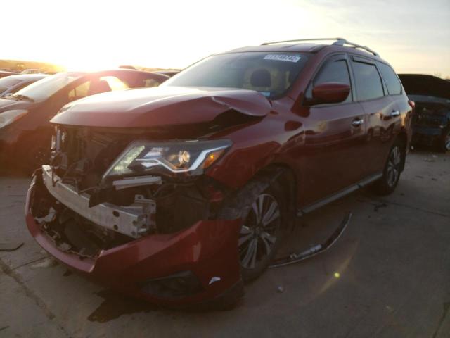 5N1DR2MN0HC903733 - 2017 NISSAN PATHFINDER S 勃艮第红 照片 1