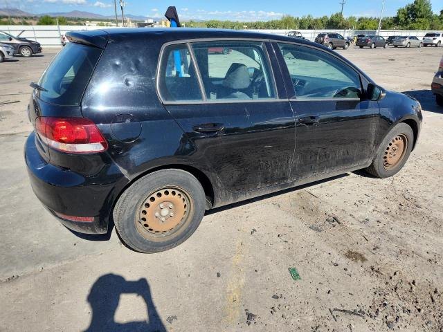 WVWDB7AJ2CW212086 - 2012 VOLKSWAGEN GOLF BLACK photo 3