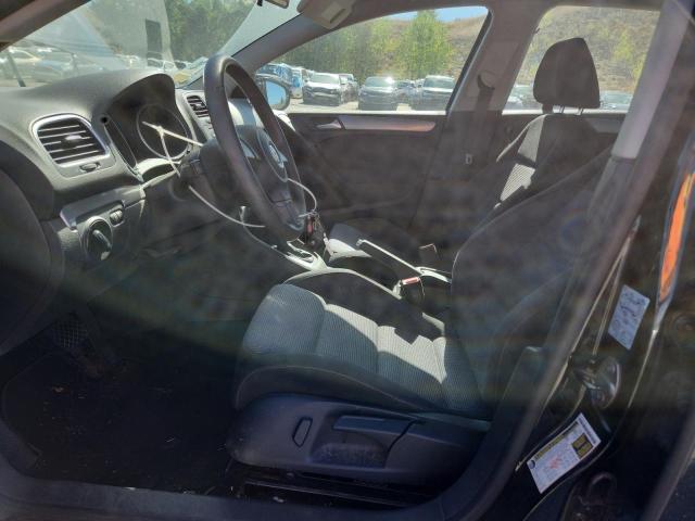 WVWDB7AJ2CW212086 - 2012 VOLKSWAGEN GOLF BLACK photo 7