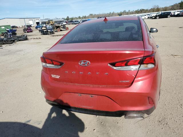 5NPE34AF4JH601021 - 2018 HYUNDAI SONATA SPORT RED photo 6