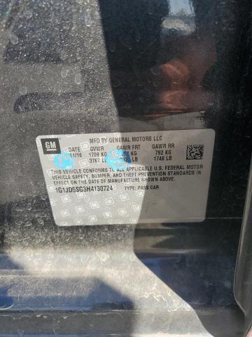 1G1JD5SG3H4130724 - 2017 CHEVROLET SONIC LT CHARCOAL photo 12