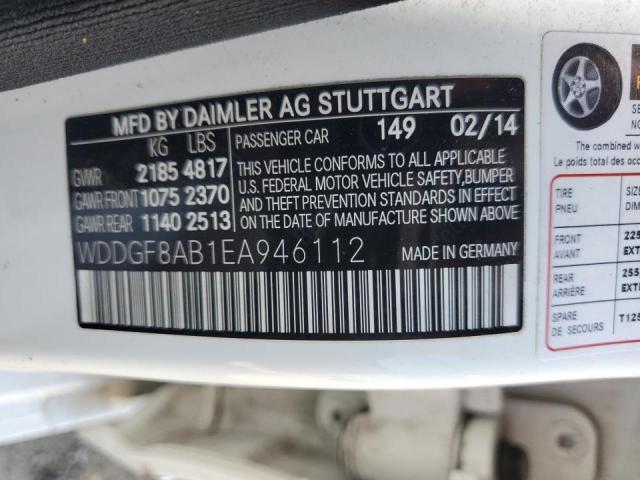 WDDGF8AB1EA946112 - 2014 MERCEDES-BENZ C 300 4MATIC WHITE photo 12