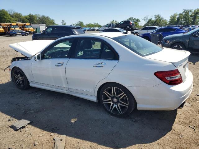 WDDGF8AB1EA946112 - 2014 MERCEDES-BENZ C 300 4MATIC WHITE photo 2
